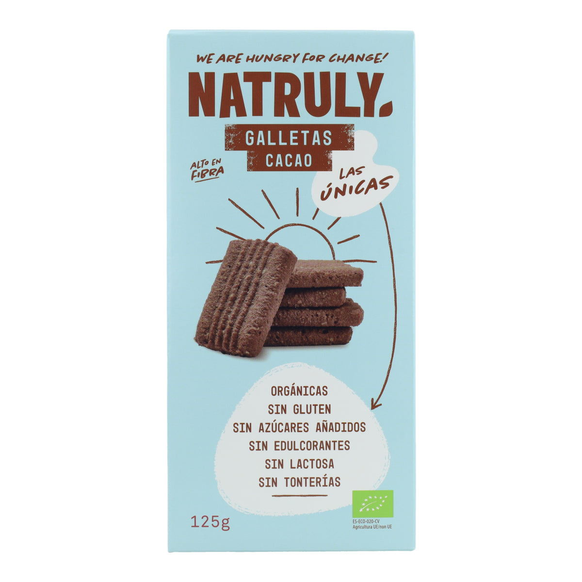 Biscuits au cacao BIO Natruly 125 g