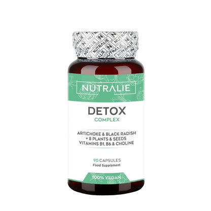 Nutralie Detox complex con vitaminas B1 + B6 y colina 90 capsulas