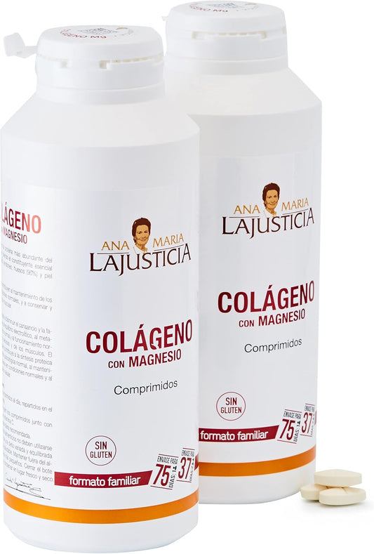 Pack 2x Colágeno con Magnesio Ana María La Justicia 450 comprimidos