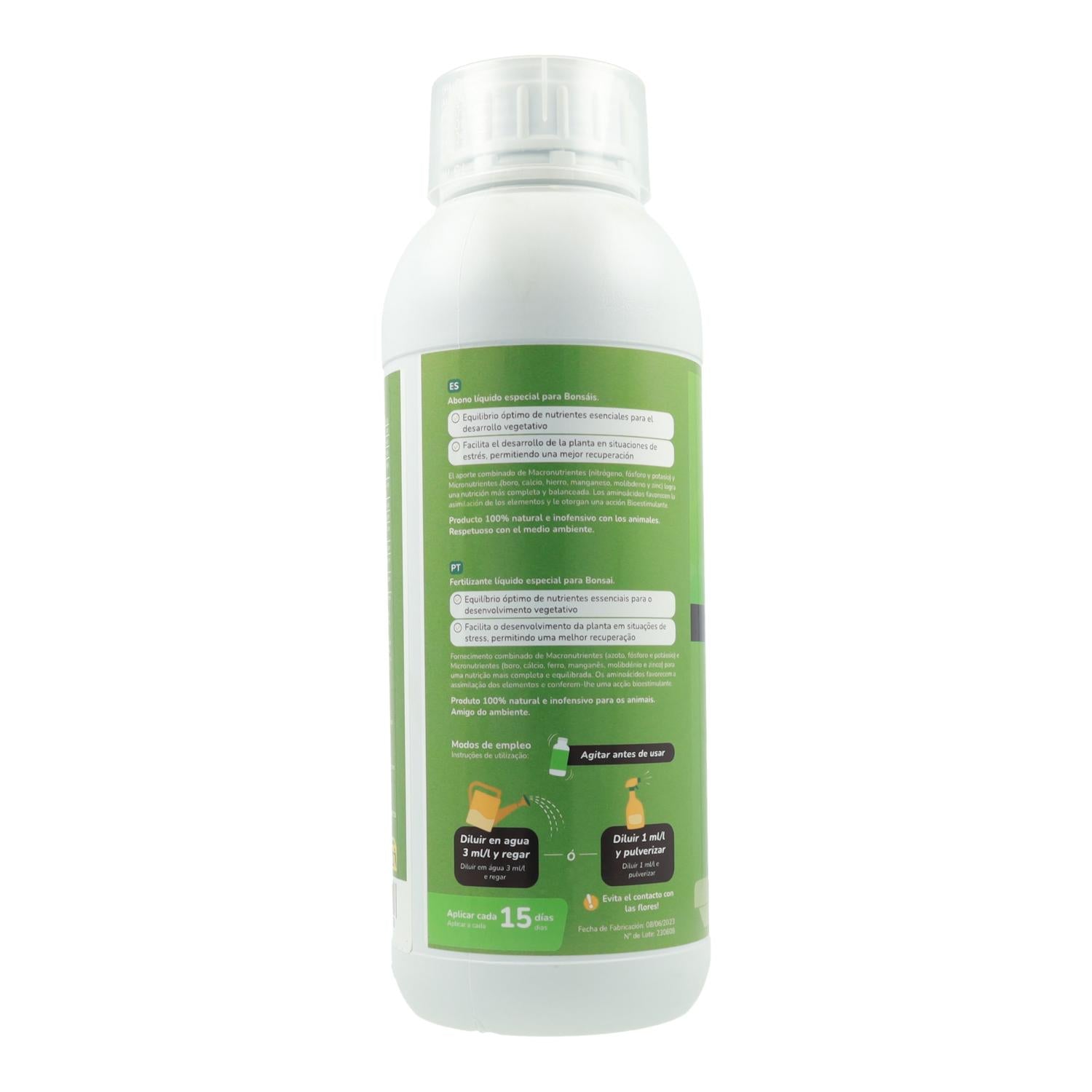 Abono Líquido Bonsáis Planeta Huerto 1 l