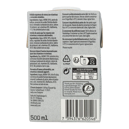 Bebida Avena Barista Oatly 500 ml