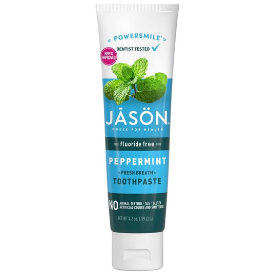 Pasta dentífrica power smile blanqueadora menta Jason 119 g