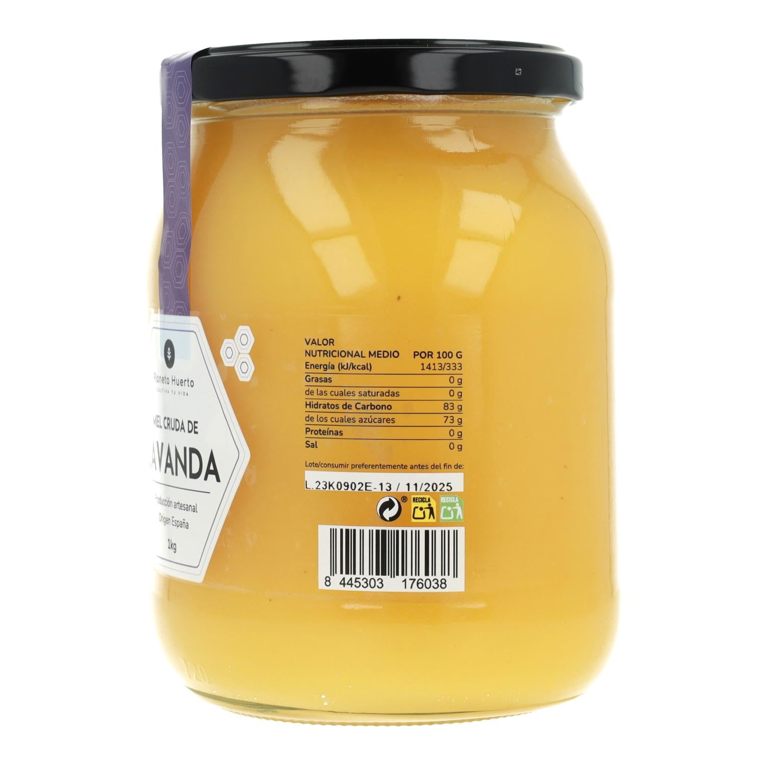 Miel Cruda de Lavanda Planeta Huerto 1 Kg
