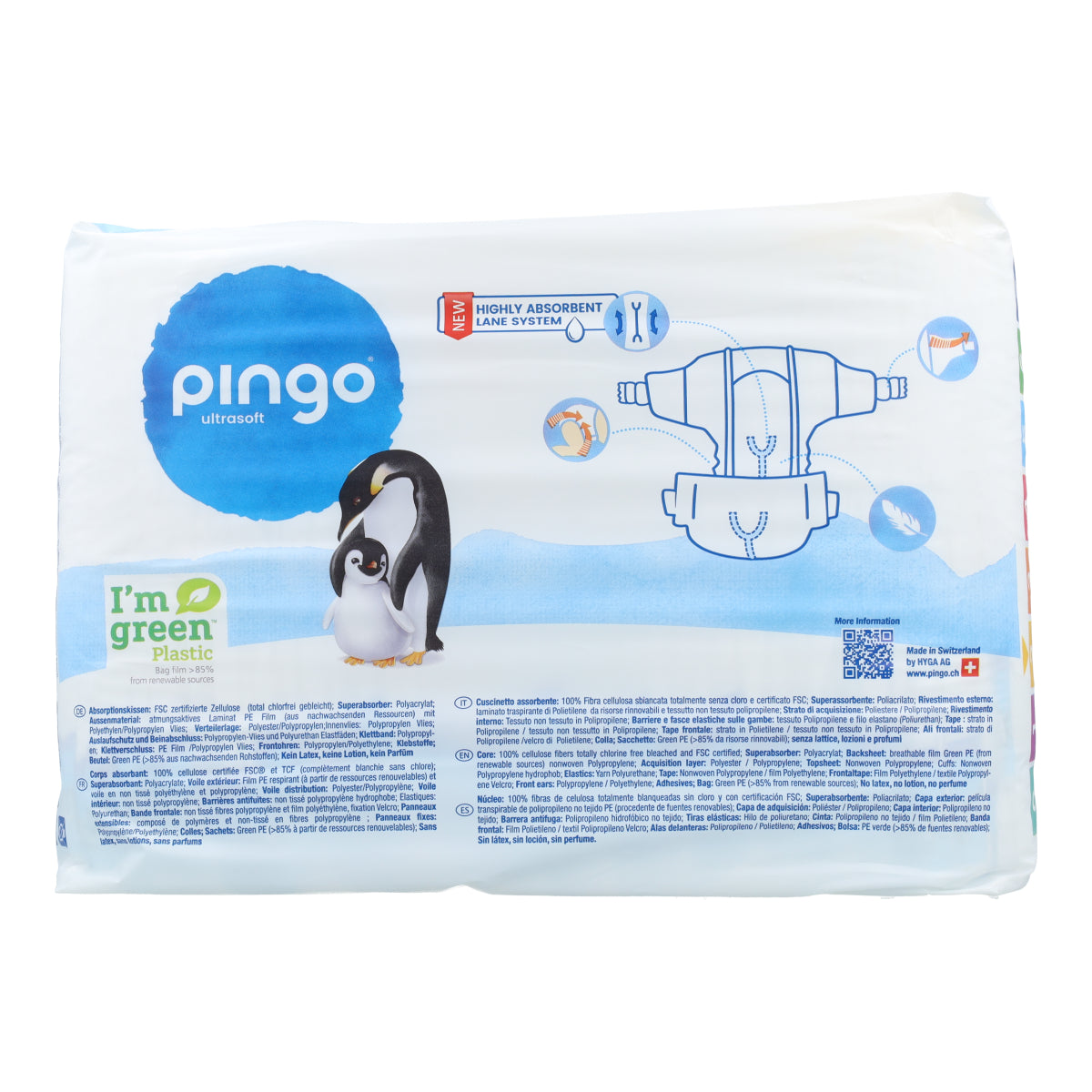 Couches T2 (3-6 kg) Pingo 42 unités