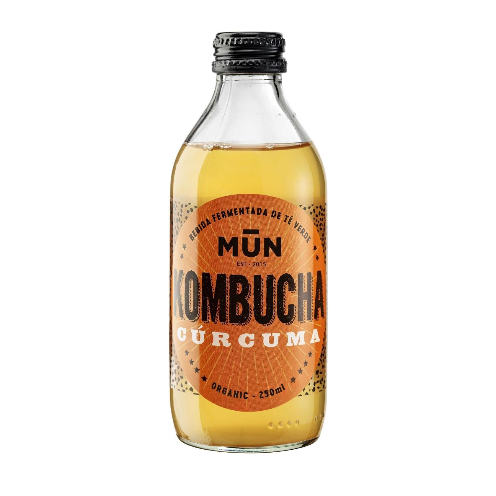 Kombucha Curcuma Naranja Mun 250 ml