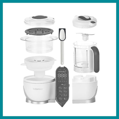 Robot multifunción Nutribaby (+) Blanco Babymoov Gris Industrial