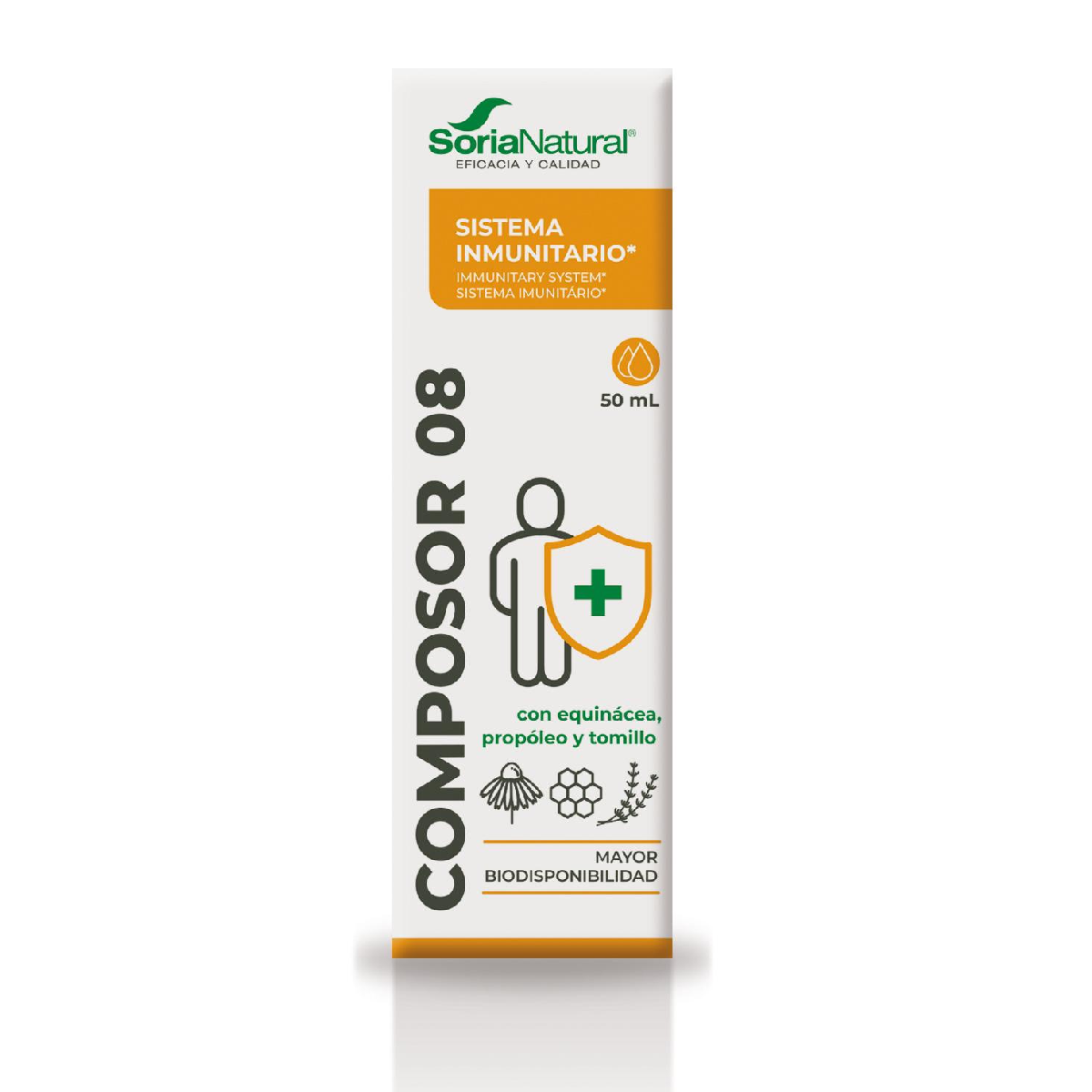 Composor 8 Echina Siglo XXI Echina Soria Natural, 50 ml
