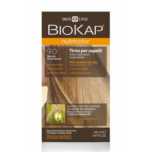Tinte Rubio muy claro Bye 9.0 Biokap 140 ml
