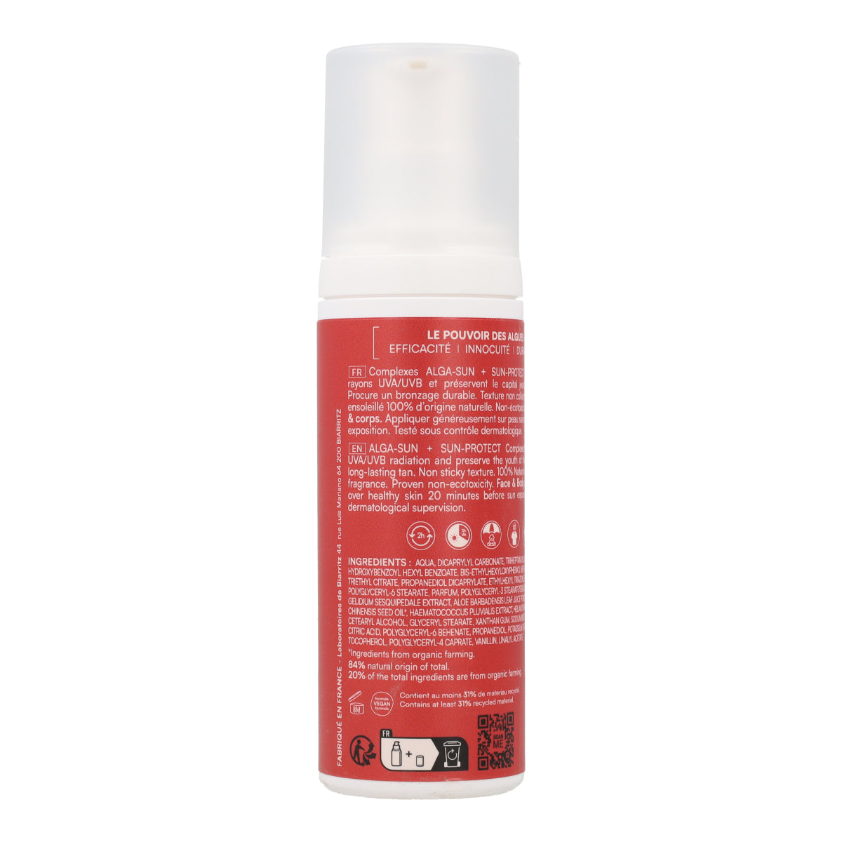 Invisible Sun Lotion Spf30 Biarritz 100 Ml 