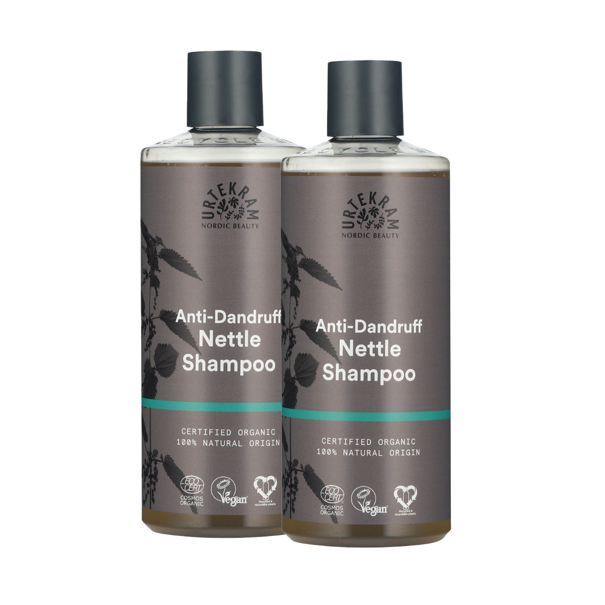 Pack 2x Champú de Ortiga Anticaspa Urtekram 500 ml
