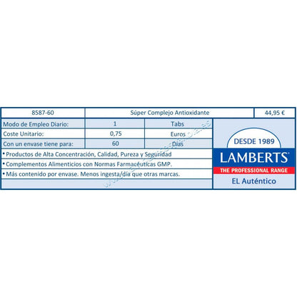 Complejo Antioxidante Lamberts