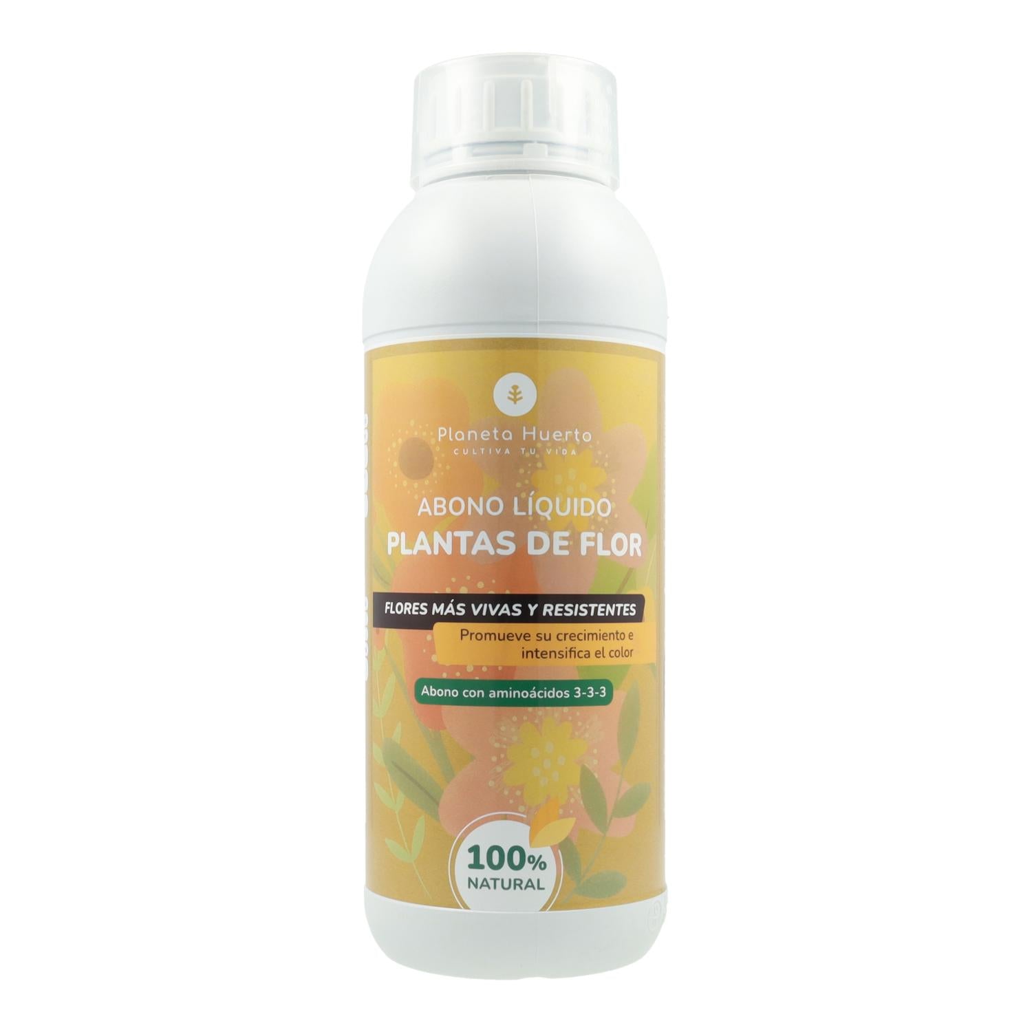 Abono Líquido Plantas de Flor Planeta Huerto 1 l