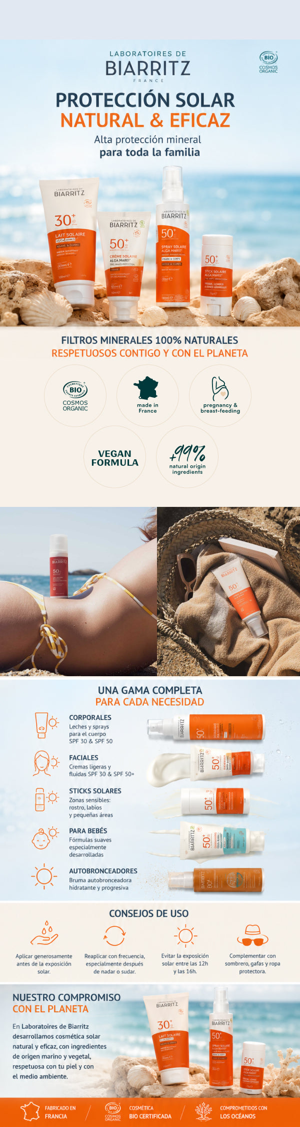 Stick solaire SPF50+ Couleur Alga Maris 9 ml