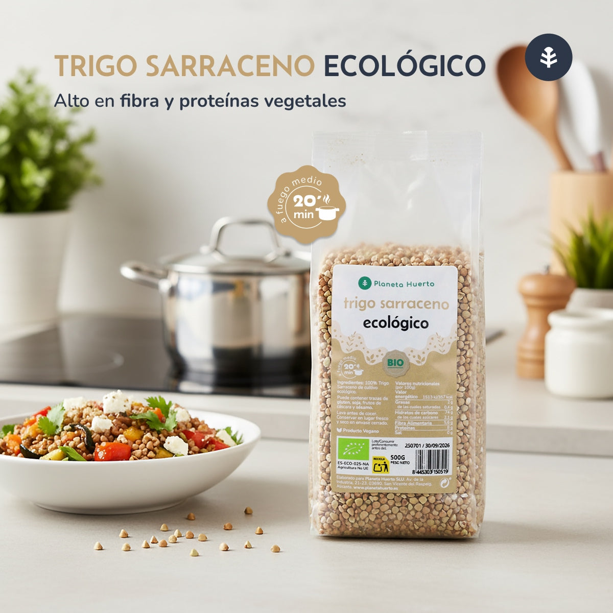 Trigo Sarraceno ECO Planeta Huerto 2,5 kg