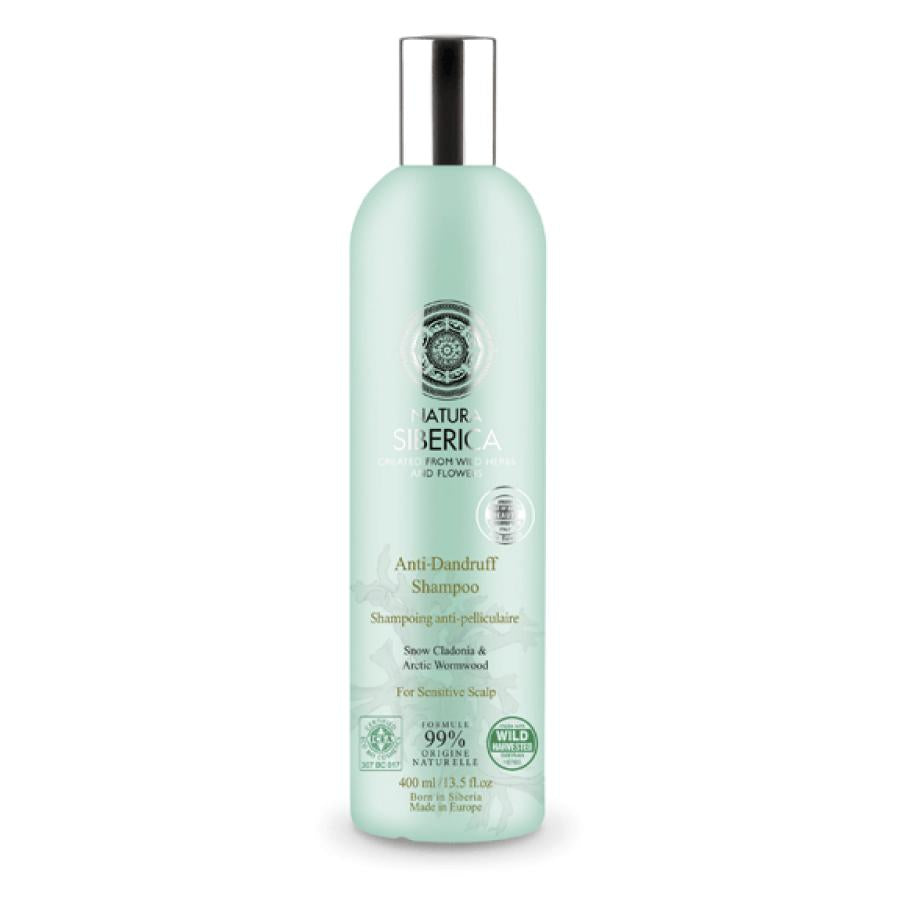 Champú Cuero Cabelludo Sensible y Anticaspa Natura Sibérica 400 ml