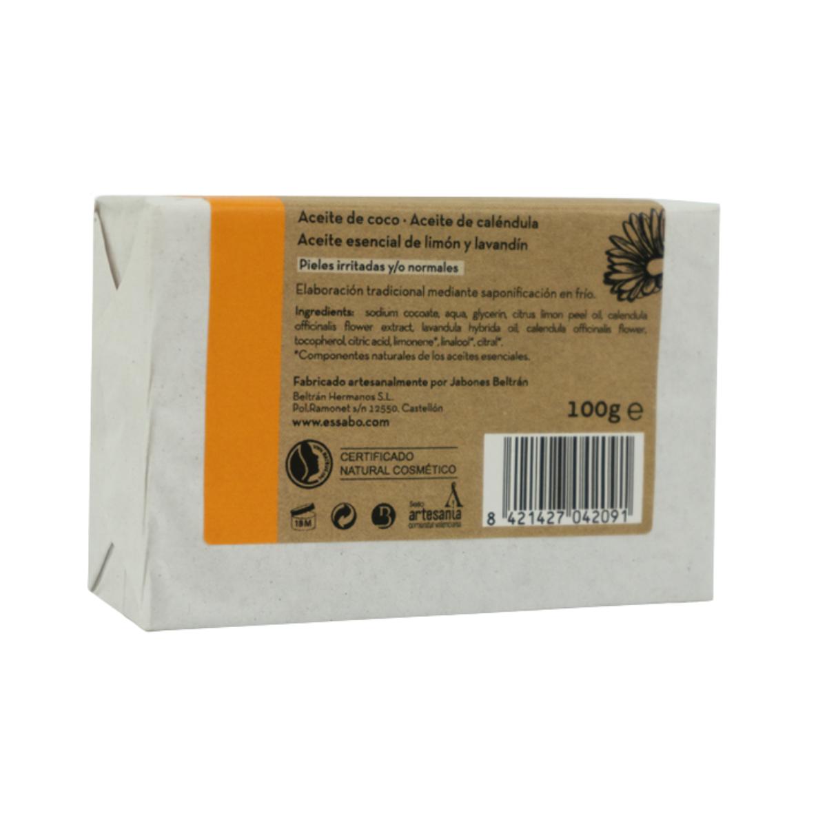 Jabón de Caléndula Artesanal 100g Essabó