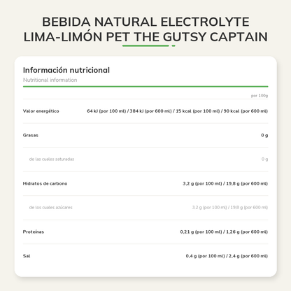 Información nutricional