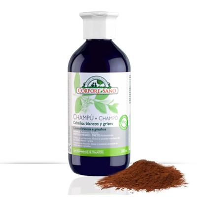 Champú Cabellos Blancos y Grises Henna Corpore Sano 300 ml
