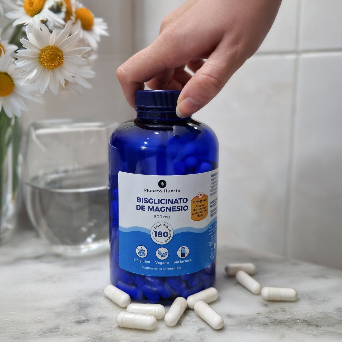 Bisglicinato de Magnesio 500 mg Planeta Huerto 90 cápsulas