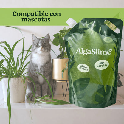 Pack 2x Gel de Riego para Plantas con Microalgas Vivas AlgaSlime 1l