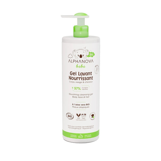 Gel Dermolimpiador Ecológico Nutritivo Alphanova Bebé 400ml