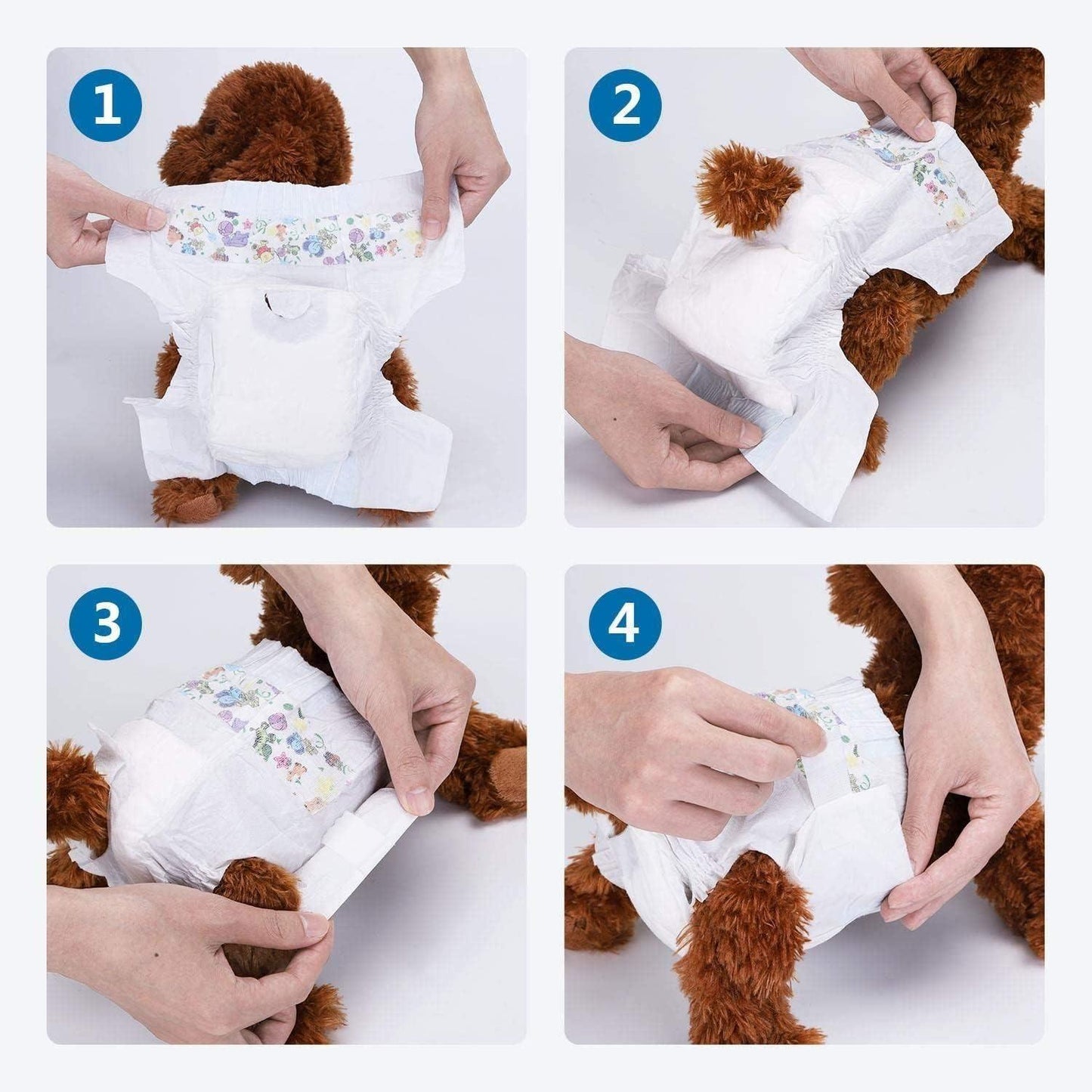 Pañales para perro Hembra M Nobleza 12 ud