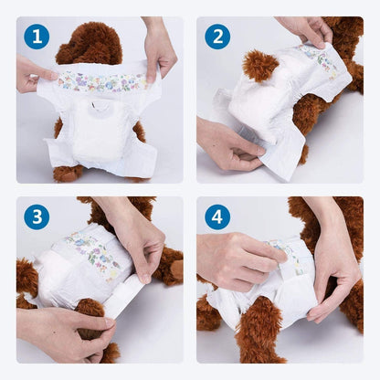 Pañales para perro Hembra XS Nobleza 12 ud