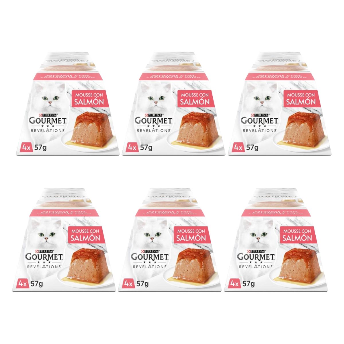 Pack 6 x GOURMET REVELATIONS Mousse Salmon (4 x 57 g)