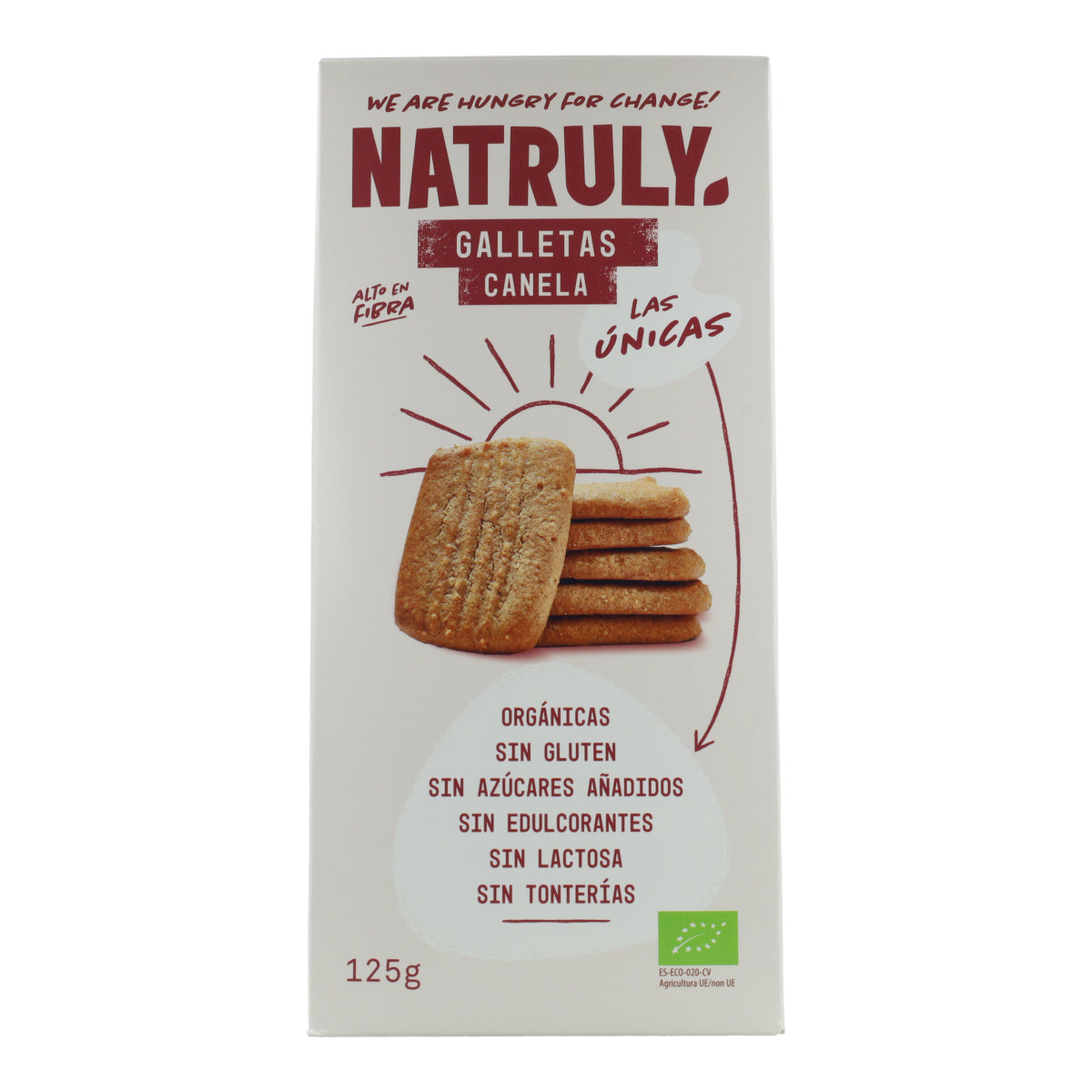 Biscuits bio à la cannelle Natruly 125 g