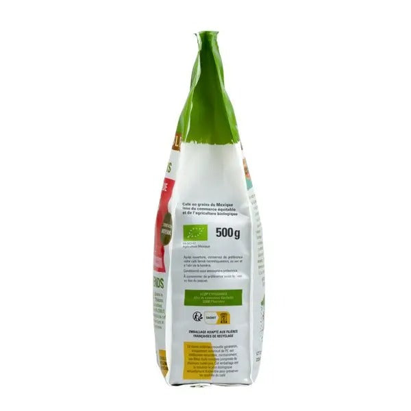 Café Premium en grains Congo 100 % Arabica d'altitude BIO 500 g