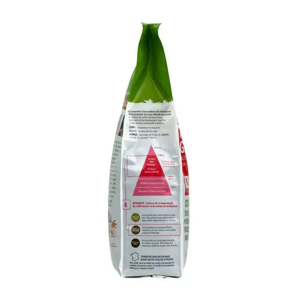 Café Premium en grains Congo 100 % Arabica d'altitude BIO 500 g