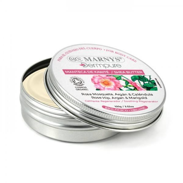 Manteca de Karité BIO Rosa mosqueta+Argán+Caléndula, Marnys