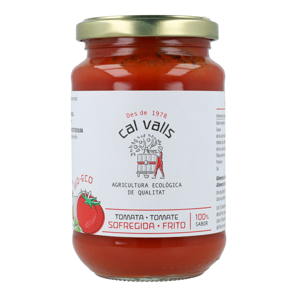 Tomate frit Bio Cal Valls, 350 g