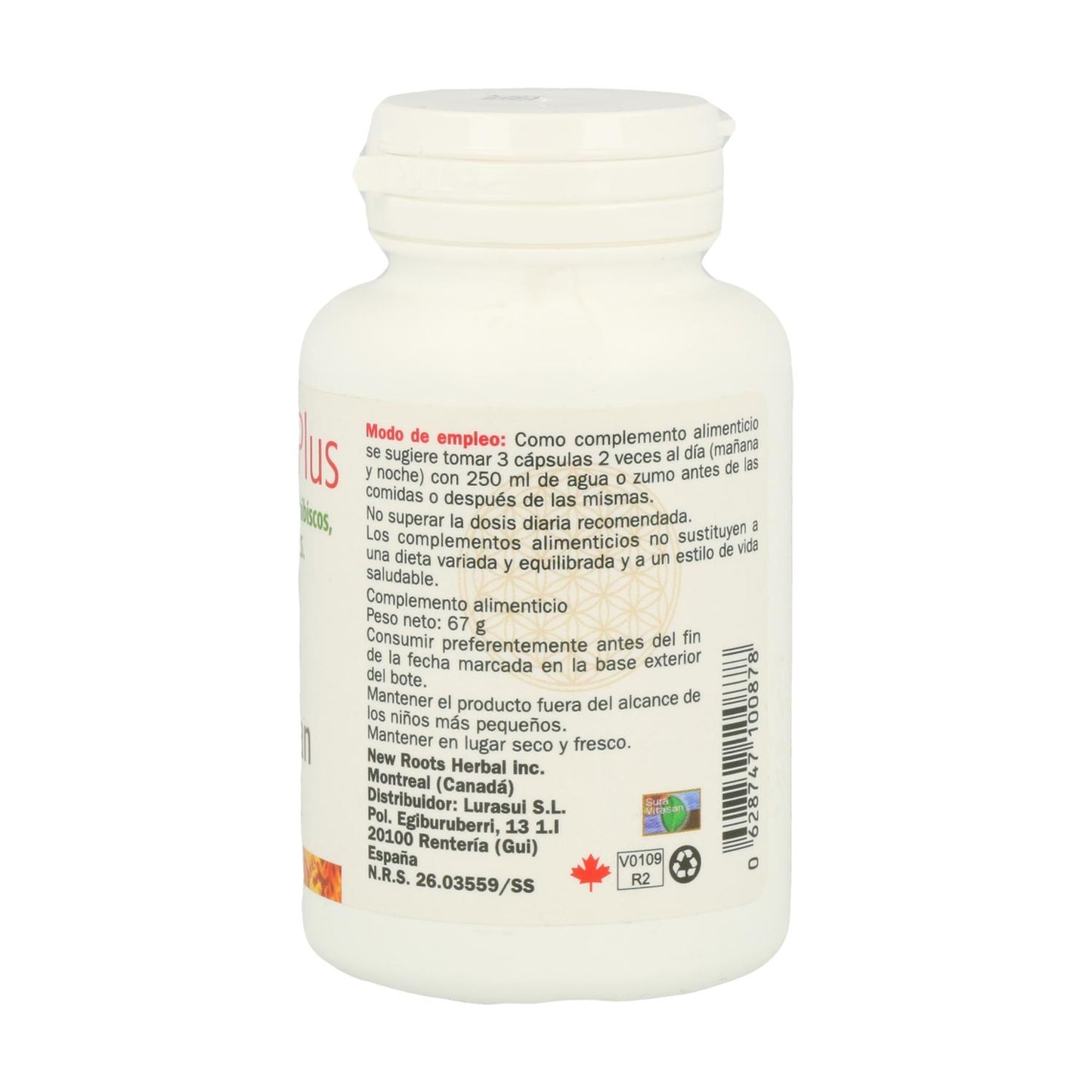 Psyllium Plus 550 Mg 100 Caps Sura Vitasan