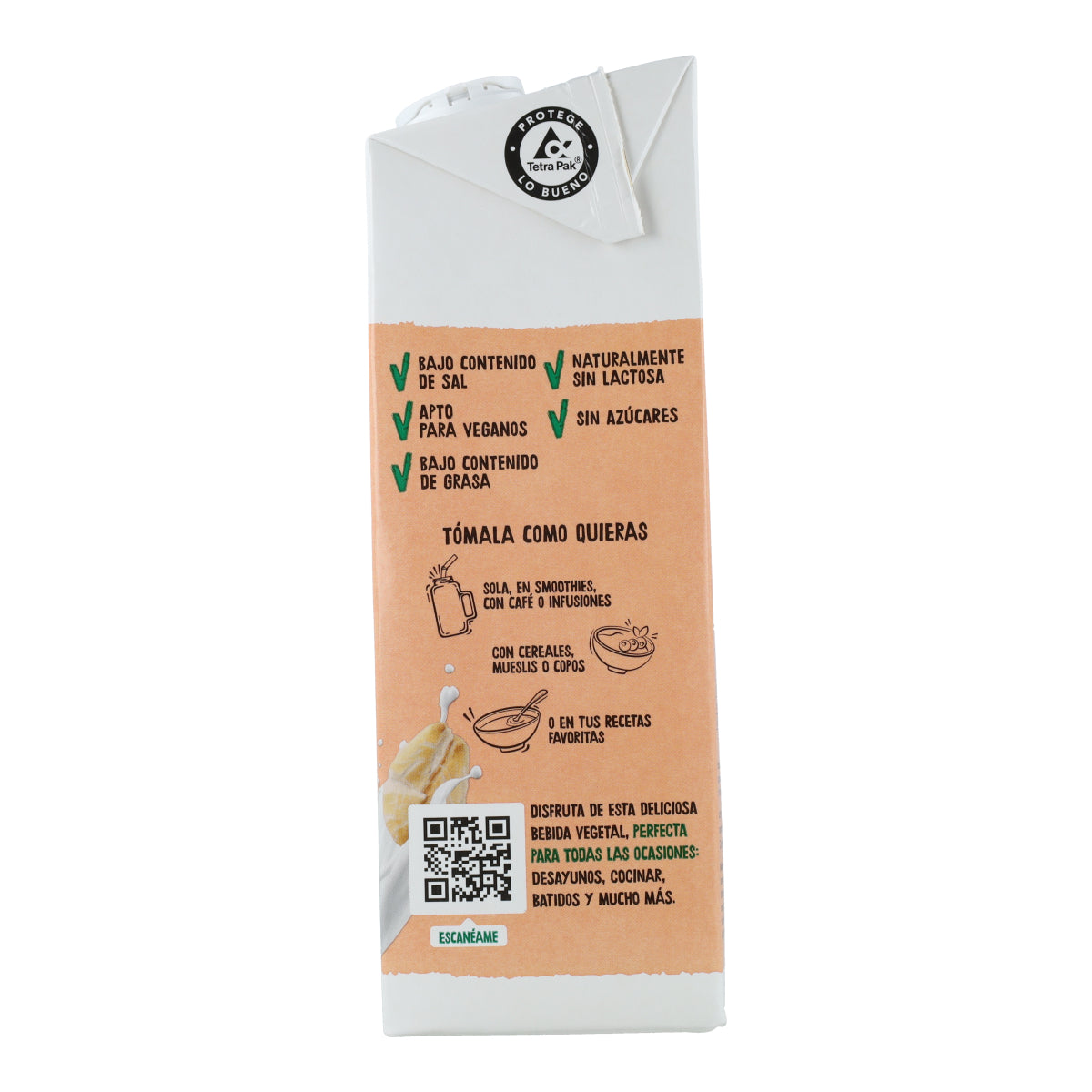 Boisson végétale à l'avoine 0 % sucre Bio Ecocesta 1 L