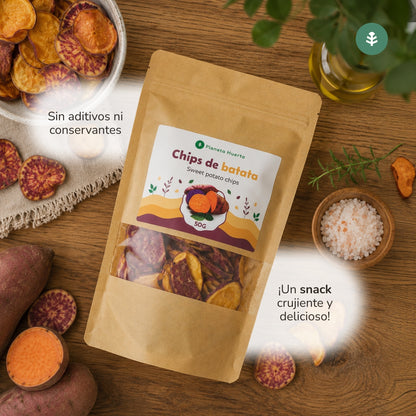 Chips de patates douces Planeta Huerto 50gr