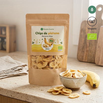 Banana Chips ECO Planeta Huerto 800 g