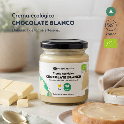 Crème de chocolat blanc végétalienne ECO Planeta Huerto 230 g