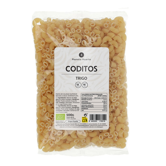 Coditos de blé ECO Planeta Huerto 500gr