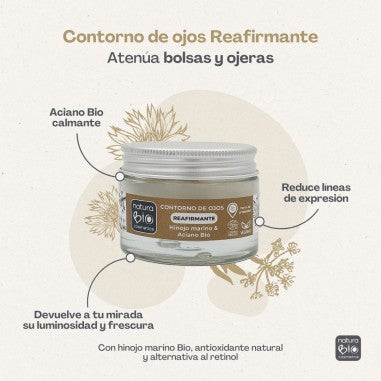 Contour des Yeux Raffermissant Fenouil, NaturaBio Cosmetics, 50 ml