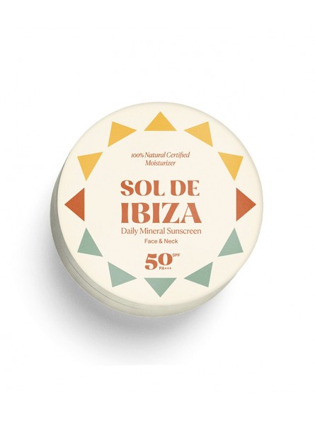 Crème solaire visage SPF50 Sol de Ibiza 35 g