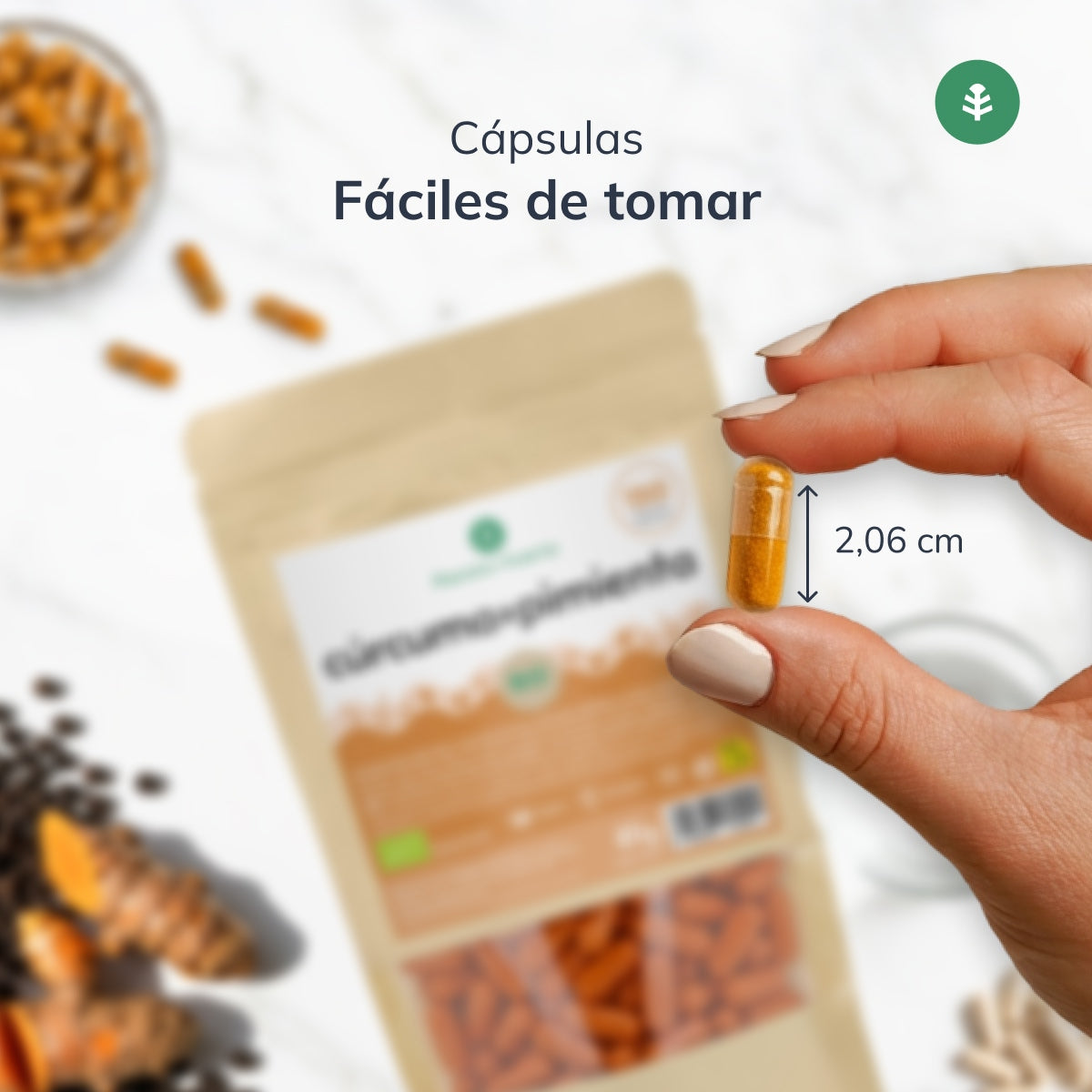Curcuma Bio + Poivre Bio Planeta Huerto 150 gélules