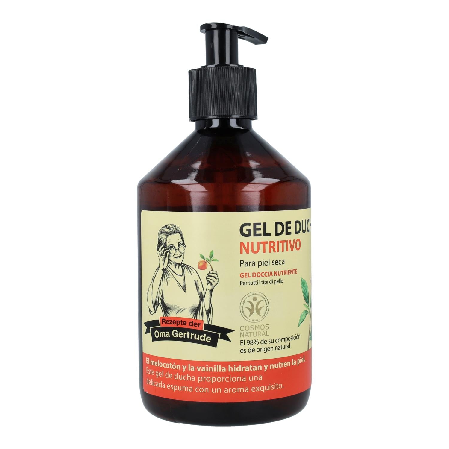 Pack 2x Gel ducha nutritivo todo tipo de pieles Oma Gertrude 500 ml