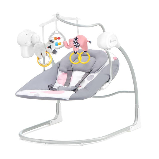 Hamaca de bebé Minky rosa Kinderkraft