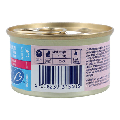 Vitakraft Boîte Poésie mousse de saumon 85 g nourriture humide pour chat