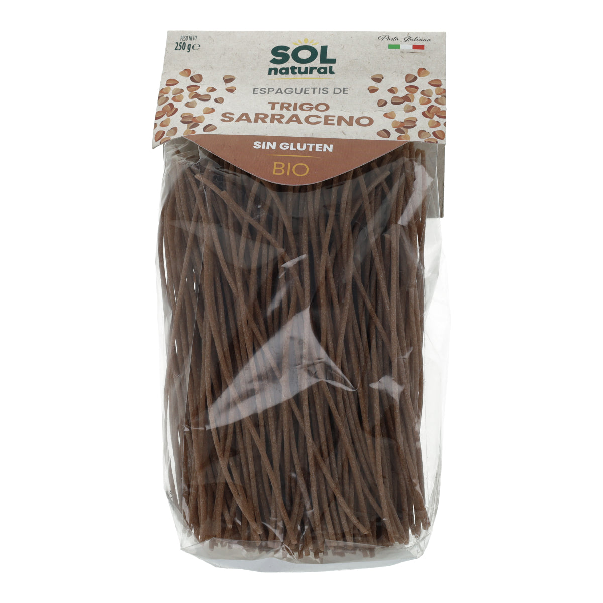 Spaghetti au sarrasin sans gluten bio Sol Natural 250 g