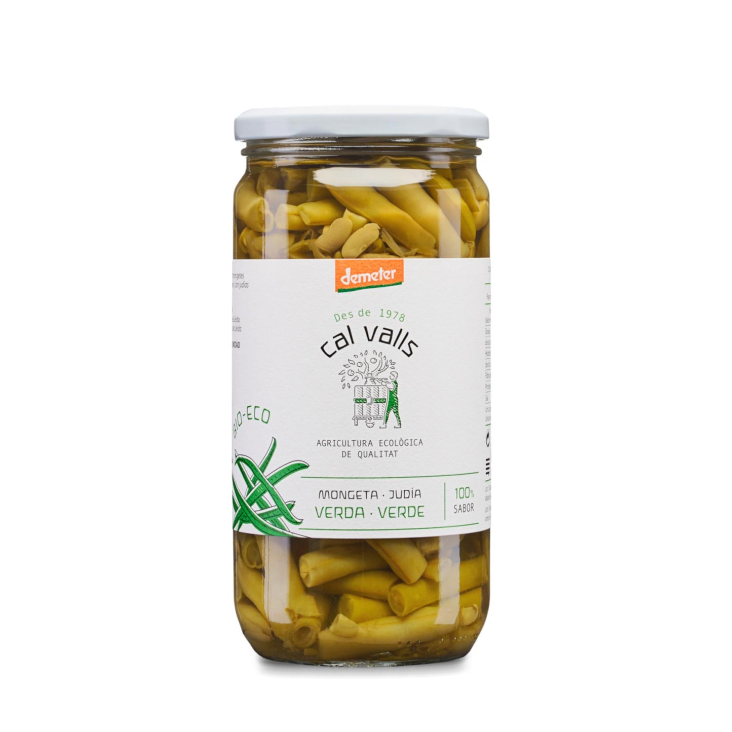 Judía Verde Eco/Demeter Cal Valls 660g