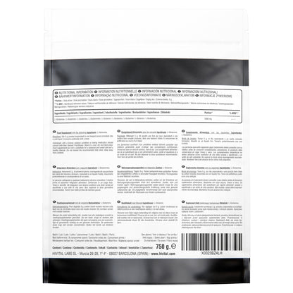 L-Glutamina 5000 mg Hivital 750 gramos de polvo vegano