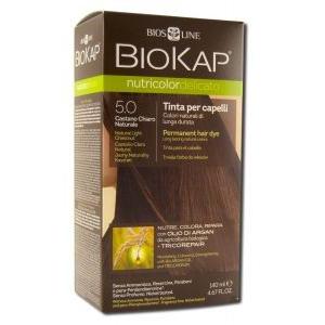 Tinte Castaño Claro Natural Delicato Dye 5.00 Biokap 140 ml