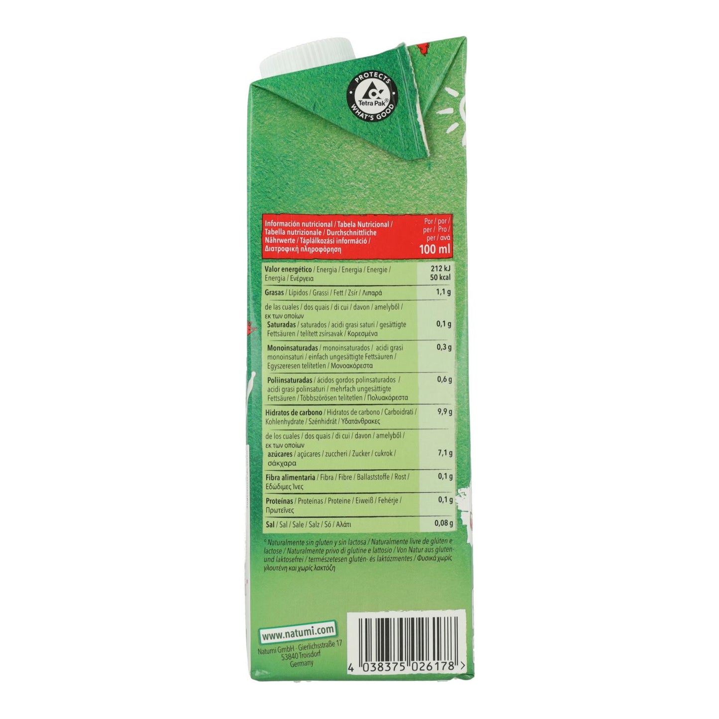 Pack 6 x Bebida de Arroz BIO Natumi 1 L